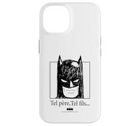 Custodia per iPhone 14 Tel père Tel fils Batman Ritratto Iconic Duo