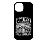 Custodia per iPhone 14 Teotihuacan Città del Messico degli Dei Antica Piramide Art