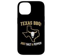 Custodia per iPhone 14 Texas BBQ Just Sale and Pepper Authentic Pitmaster Grilling