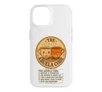 Custodia per iPhone 14 The Abuela Code Funny Grandma Rules Hugs