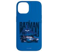 Custodia per iPhone 14 The Batman and His Batmobile