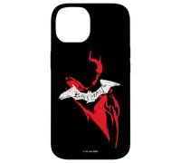 Custodia per iPhone 14 The Batman Hand Drawn Silhouette