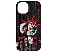 Custodia per iPhone 14 The Boys Homelander Statue of Liberty Skull Graffiti TV Show