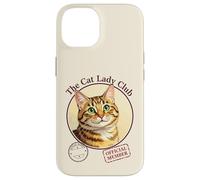Custodia per iPhone 14 The Cat Lady Club Motif Membro ufficiale