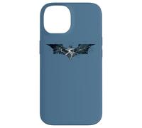 Custodia per iPhone 14 The Dark Knight Rises Cracked Glass Logo