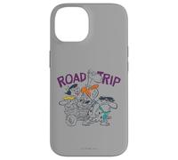 Custodia per iPhone 14 The Flintstones Barney Fred Wilma Road Trip