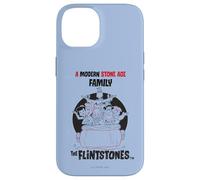 Custodia per iPhone 14 The Flintstones Fred Wilma Modern Stone Age Car