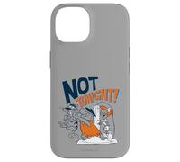 Custodia per iPhone 14 The Flintstones Fred Wilma Not Tonight