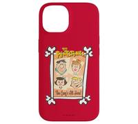 Custodia per iPhone 14 The Flintstones Fred Wilma The Gang's All Here