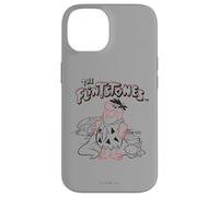 Custodia per iPhone 14 The Flintstones Fred with Sleeping Dino