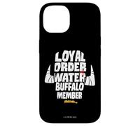 Custodia per iPhone 14 The Flintstones Loyal Order of Water Buffalo