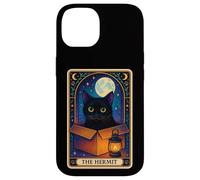 Custodia per iPhone 14 The Hermit Gatto Carta Dei Tarocchi