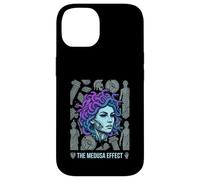 Custodia per iPhone 14 The Medusa Effect Greco Mitologia Gorgone Statua Pietra Serpente