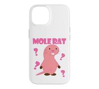 Custodia per iPhone 14 The Mole Rat - Simpatico disegno di opera d'arte digitale