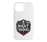 Custodia per iPhone 14 The Night Is Young - Teschio di Halloween spettrale