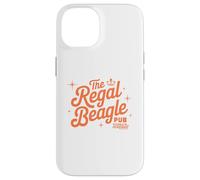 Custodia per iPhone 14 The Regal Beagle Pub Vintage Three's Company Logo