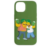 Custodia per iPhone 14 The Simpsons Homer and Barney Cheers to St. Patrick’s Day