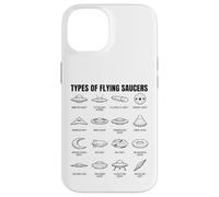 Custodia per iPhone 14 Tipi di dischi volanti UFO Alien Space Science Lovers