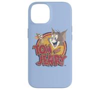 Custodia per iPhone 14 Tom and Jerry Water Damaged colors