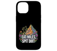 Custodia per iPhone 14 Trail Runner Eat Miles Spit Dirt Mountain