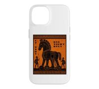Custodia per iPhone 14 Troy One Night Only Trojan Horse Greco Mitologia Arte