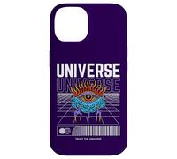 Custodia per iPhone 14 Trust The Universe Pop Energia Elettrica Nuvole Veggente Retro