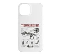 Custodia per iPhone 14 Tyrannosaurus Rex Fossil Guide Museo Anatomia Arte