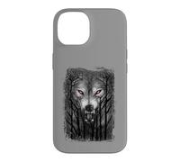 Custodia per iPhone 14 Ufficiale Spiral Forest Wolf Gothic Fantasy