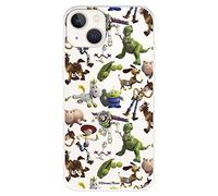 Custodia per iPhone 14 Ufficiale Toy Story, Bambole Toy Story Silhouette per proteggere il tuo cellulare,Cover per iPhone in silicone flessibile con licenza ufficiale Disney
