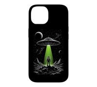 Custodia per iPhone 14 UFO Rapimento Astronauta Spazio Esterno Galassia Universo Spazio