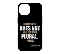 Custodia per iPhone 14 Un apostrofo non rende la parola grammatica inglese plurale