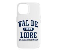 Custodia per iPhone 14 Valle della Loira Francia Valle dei Mille Castelli Stampa Navy