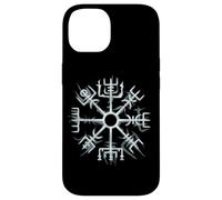 Custodia per iPhone 14 Vichingo Vegvisir Walhalla rune bussola nordica