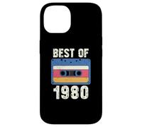 Custodia per iPhone 14 Vintage 1980's Kid Retro Born In the 1980 Cassette