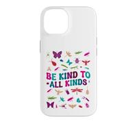 Custodia per iPhone 14 Vintage Be Kind To All Kinds Bugs Insect Lover Kindness