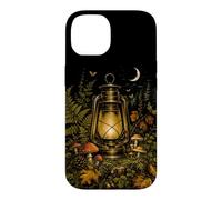 Custodia per iPhone 14 Vintage Foresta Lanterna Autunno Campeggio Natura Boschi For