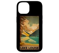 Custodia per iPhone 14 Vintage Parco Poster di Lake Louise