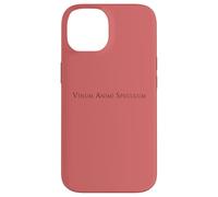 Custodia per iPhone 14 Vinum Animi Speculum Citazione Latina