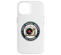 Custodia per iPhone 14 Vinyl Revival Society Giradischi Musica Giradischi
