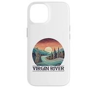 Custodia per iPhone 14 Virgin River T-Shirt Retro Minimalist River Virgin