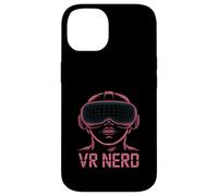 Custodia per iPhone 14 VR Nerd Futuristico Tech Design