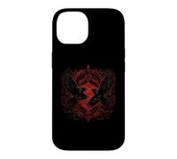 Custodia per iPhone 14 Walhalla Corvo Corvi Odins Miti nordici vichinghi