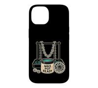 Custodia per iPhone 14 WAX POT READY Bicicletta Cura della Catena Officina