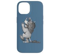 Custodia per iPhone 14 Where the Wild Things Are Drawn Tri-Horned Monster