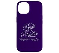 Custodia per iPhone 14 "Where's My Darcy?" Jane Austen - Pride and Prejudice
