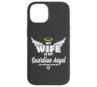 Custodia per iPhone 14 Wife Is My Angel She Watches Over Me In Memory