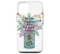 Custodia per iPhone 14 Wild Flower Alice Quote - Alice In Wonderland