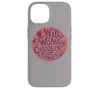Custodia per iPhone 14 Willy Wonka and the Chocolate Factory Circle Logo