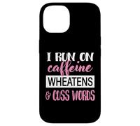 Custodia per iPhone 14 Womens Caffiene & Words Wheaten Terrier Dog Lover