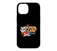 Custodia per iPhone 14 Wound Care Crew Leopard Nursing Ferita Ostomia Infermiera WCN RN